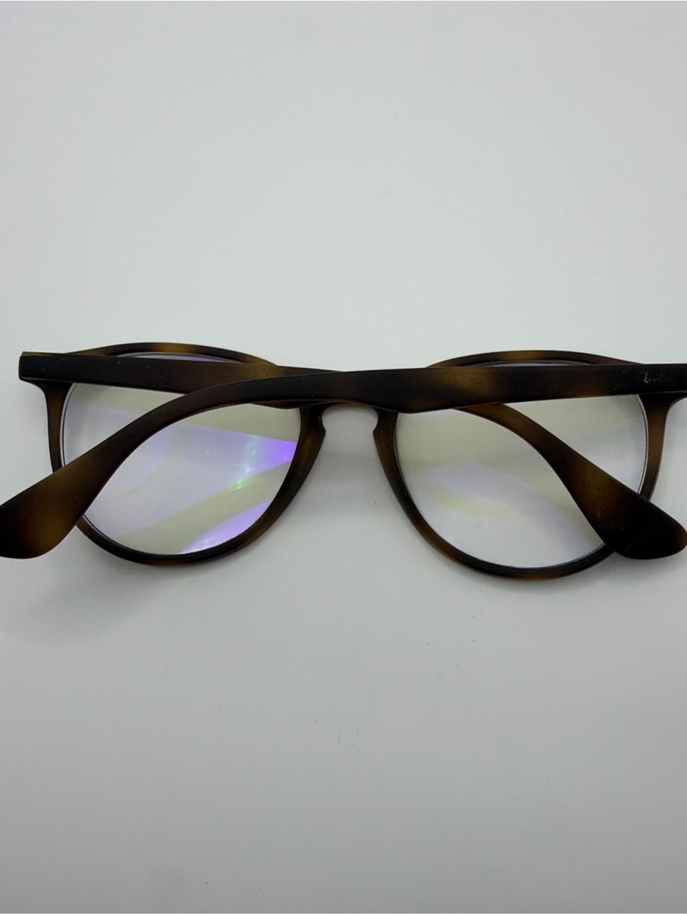 Ray-Ban Tortoiseshell Blue Light Glasses - Brown Frame - Picture 6 of 6